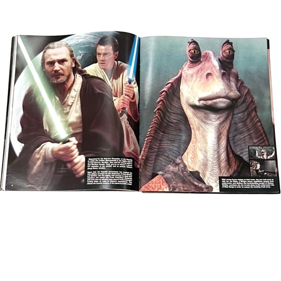 Vintage 1999 Star Wars Episode 1 Phantom Menace Lucasfilm Movie Collector Book - Picture 6 of 16